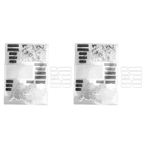 Clear Stamp English Wörter Muster wiederverwendbares sichere transparente DIY -Projekte Clear Stamp English Wörter Muster wiederverwendbares sichere transparente DIY -Projekte von LIYJTK