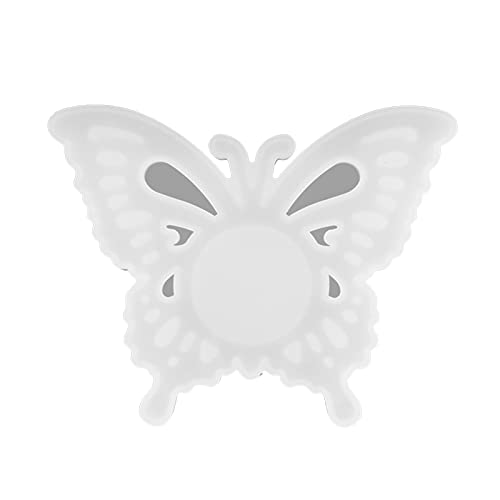 DIY -Kristallharzform innovativ geformter Spiegel Silikonkerzenhalterform für die Bäckerei (Butterfly mat 60-735) von LIYJTK