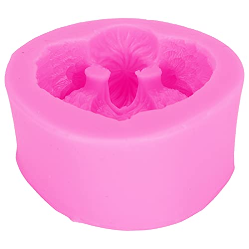DIY Silicon Seifen Kerze Schokoladenform Pink für Handwerk von LIYJTK