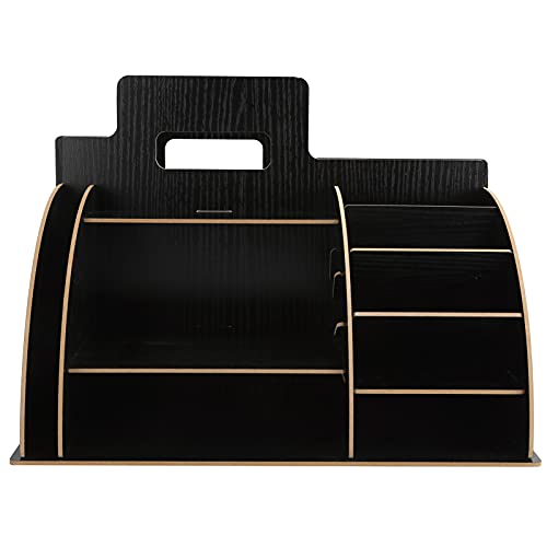 Desktop Organizer Innovative Cosmetics -Lagerregal für Home Office (Schwarz) von LIYJTK