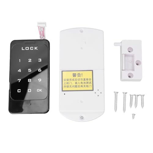 Digital Electronic Coded Cabinet Lock Smart Passwort Lock Touch Tastatur Kleiderschrank -Kabinett Kabinett Lock Home Office Apartment Compact Design Security Access ABS ABS Digital Electronic Coded Cabinet Lock Smart Passwort Lock Touch Tastatur Kleiderschrank -Kabinett Kabinett Lock Home Office Apartment Compact Design Security Access ABS ABS von LIYJTK