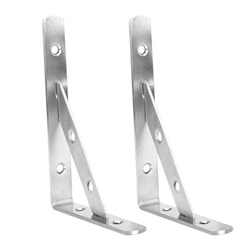 Dreiecksunterstützte Tischregal aus Edelstahl 2pcs ideal für Home Decoration Garage Kitchen hochwertige Qualität Dreiecksunterstützte Tischregal aus Edelstahl 2pcs ideal für Home Decoration Garage Kitchen hochwertige Qualität von LIYJTK