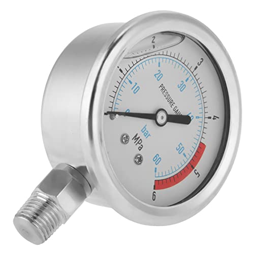 Druck hydraulischer Luft-Wasserzähler 0-60Bar 0-6MPa 60mm Zifferblatt Metall klare Lese-Mini-Größe Druck hydraulischer Luft-Wasserzähler 0-60Bar 0-6MPa 60mm Zifferblatt Metall klare Lese-Mini-Größe von LIYJTK