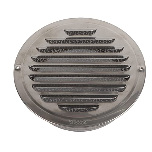 EDELSTAHL BELÜFTUNGS ABDECKUNG WALL DUCT GRILL CAP KÜCHE BADEZIMMER (160 mm / 6,3 Zoll) von LIYJTK