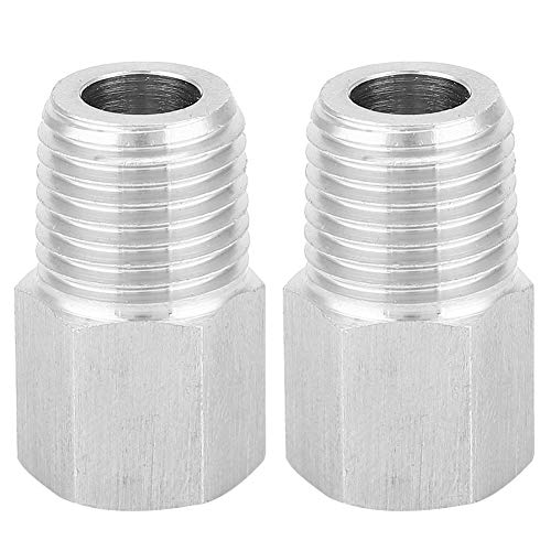 EDELSTAHL HOHE HARDNESS BSP-ROHR FITTING-VERBINDUNG FÜR LUFTROHRE GEEIGNETES WASSERÖL GAS (1/8 "Innen - 1/4" draußen) von LIYJTK