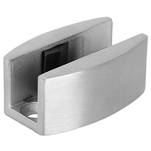 EDELSTAHL-TÜRBODEN-ROLLENFÜHRUNG, U-FÖRMIGER SCHWINGENSTOPPER, BADEZIMMER-ZUBEHÖR, GLAS-SCHIEBETÜREN FÜR DUSCHE, GLAS-TRENNWAND, SAND-GLAS-SCHIEBETÜR-LOCATOR (Silber) von LIYJTK