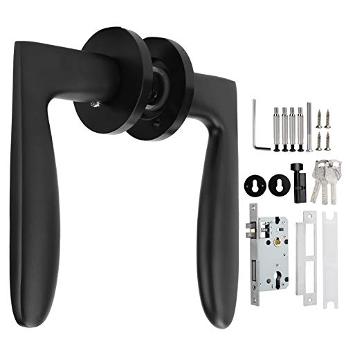 EINTRITTS TÜR GRIFF LOCKING LEVER SET SMOOTH ERÖFFNUNG HOCHWERTIGER MATERIALIEN SCHWERER PUNKT FÜR BEIDE LINKE UND RECHTE TÜREN (H-Stil (verstellbares links und rechts)) von LIYJTK