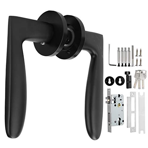 EINTRITTS TÜR GRIFF LOCKING LEVER SET SMOOTH ERÖFFNUNG HOCHWERTIGER MATERIALIEN SCHWERER PUNKT FÜR BEIDE LINKE UND RECHTE TÜREN (K-Stil (verstellbares links und rechts)) von LIYJTK
