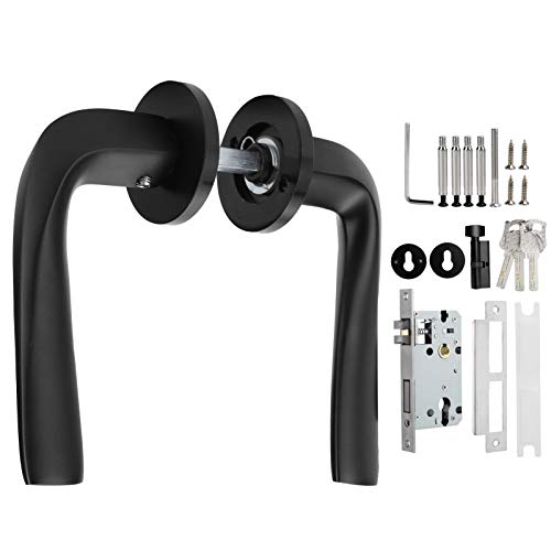 EINTRITTS TÜR GRIFF LOCKING LEVER SET SMOOTH ERÖFFNUNG HOCHWERTIGER MATERIALIEN SCHWERER PUNKT FÜR BEIDE LINKE UND RECHTE TÜREN (Modell I (einstellbares links und rechts)) von LIYJTK