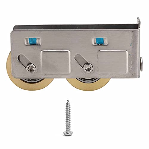 Edelstahl Schiebfenster Rillenrad Haltbares glattes stilles Messing -Doppel -Rillen -Rad anwendbares Aluminiumlegierfenster von LIYJTK