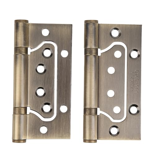 Edelstahl Stahlstummel flacher offener Türscharniermöbel Hardware -Armaturen Grüne Bronze 2 PCS für verschiedene Haushaltstüren Edelstahl Stahlstummel flacher offener Türscharniermöbel Hardware -Armaturen Grüne Bronze 2 PCS für verschiedene Haushaltstüren von LIYJTK