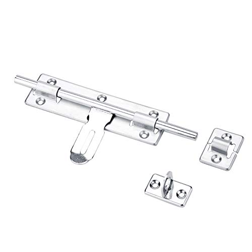 Edelstahl -Türbolzen Schloss Schloss stark für die Sicherheit von Heimpaddlock (20,3 cm/8in) von LIYJTK