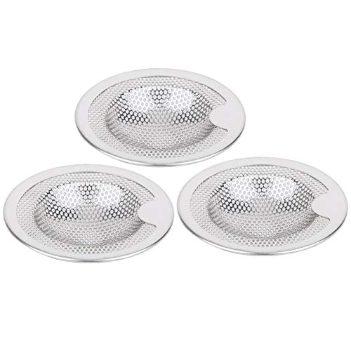 Edelstahl Waschbecken Sieb Anti Clogging Abfalls topfen Stopper Filter korb Catcher Küchen werkzeug für Küche Bad (M 300 ml 6,8x9.3cm / 2,7x3.7in) von LIYJTK