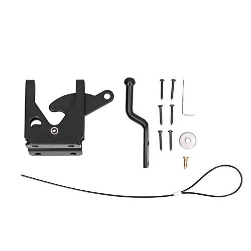 Eisenzaun Schloss Selbstverriegelungstor Latch Security Hardware Einstellbarer Kabelgarten Hinterhof Innenhof von LIYJTK