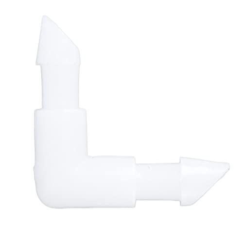 Ellbogenschlauchanpassung 90 Grad L -förmiges Barb Pe Gleicher Durchmesser -Rohrverbinderverbindungsadapter für Aquariumfischtank (3 mm) von LIYJTK