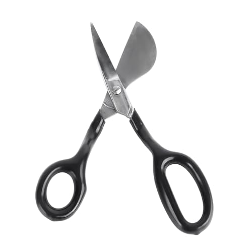 Entenbill -Nickerschar 7 Zoll Teppichhaufen Schere Entenbill Applique Schere Ergonomische Griphandwerksnähwerkzeug Edelstahl Stahl von LIYJTK