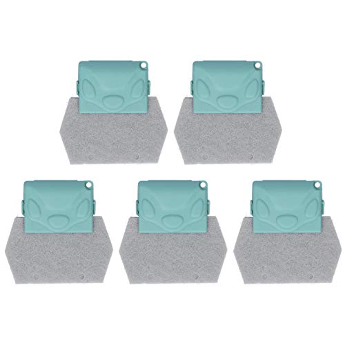 Fensternut Reinigung Pinsel abnehmbarer Fenster -Track -Tür -Ecke Haushaltsreinigungswerkzeug für Fenster/Home/Küche ABS + Schwamm (Grün) von LIYJTK