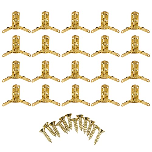Frühlingsscharnier 90 ° Unterstützung für kleine Schmuckweinwächerschachteln (Gold) von LIYJTK