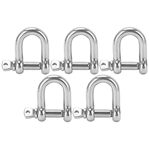 GERADER D-SCHÄKEL AUS EDELSTAHL 304, SCHWERLAST-HEBEKETTEN, DRAHTSEILVERBUNDENE SPANNSCHLÖSSER, HAKEN, SCHIFFE, HAUSHALTSANWENDUNGEN von LIYJTK