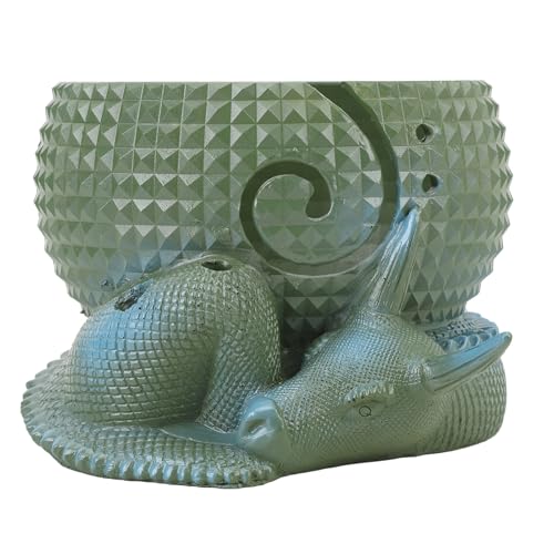 Garnspeicherschale Dragon Egg Design Harzgarnhalter zum Häkeln des Strickens (Grün) von LIYJTK
