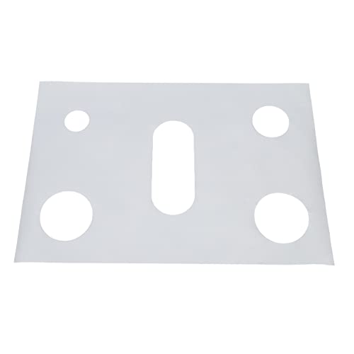 Gasofenschutz PTFE wiederverwendbare beständige Herd Deckabdeckung Gasbereich Küche Küche (Silber) von LIYJTK