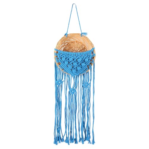 Gewebter Blumenkorb Wandteppich Vintage handgefertigt Boho Hanging Blumenkorb Dekor für Schlafzimmer Schlafzimmer Gewebter Blumenkorb Wandteppich Vintage handgefertigt Boho Hanging Blumenkorb Dekor für Schlafzimmer Schlafzimmer von LIYJTK
