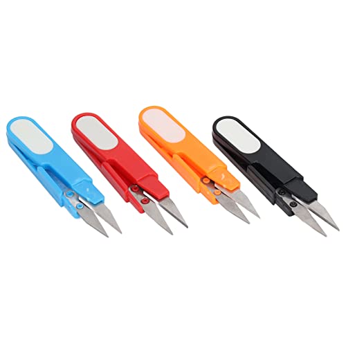 Gewinde schnippt u Form Mini kleine Snips Stainless Stahl tragbares Nähen NIPS 4PCS DIY -Handwerk Strickkappen Leicht tragbar von LIYJTK