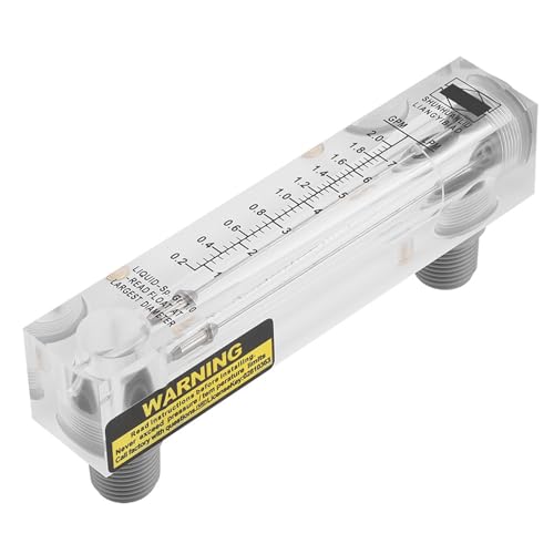 Glasflüssigkeitsströmungsmeter -Tafel -Wasserflussmessgerät Messung Messgerät 0,2–2gpm/1‑7lpm für Wasser industrielles Feld Glasflüssigkeitsströmungsmeter -Tafel -Wasserflussmessgerät Messung Messgerät 0,2–2gpm/1‑7lpm für Wasser industrielles Feld von LIYJTK