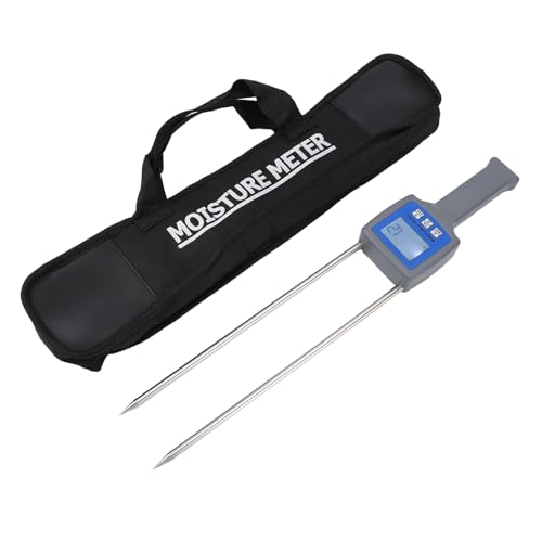 Grain Humidity Tester LCD Display 6% to 30% Measure Range Portable Digital Water Content Analyzer Wheat Corn Rice Detection Efficient Monitoring ABS Stainless Steel 1 Pack von LIYJTK