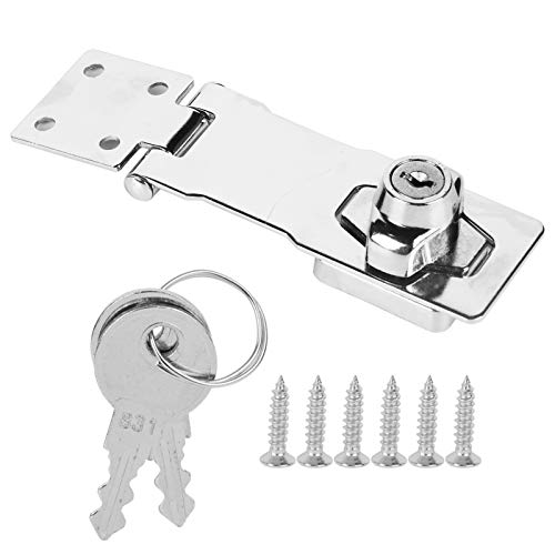 Große Keyed Hasp -Schloss Sicherheit Edelstahlschloss für kleine Türen im Haushaltsstresskabinett für kleine Türen Große Keyed Hasp -Schloss Sicherheit Edelstahlschloss für kleine Türen im Haushaltsstresskabinett für kleine Türen von LIYJTK