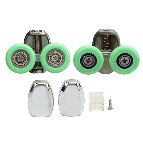 Grüne Rollschanzerrollscheibe Duschbad Badezimmer Glasschiebetür Spur Rollschuh Riemenscheibe Grüne Rollschanzerrollscheibe Duschbad Badezimmer Glasschiebetür Spur Rollschuh Riemenscheibe von LIYJTK
