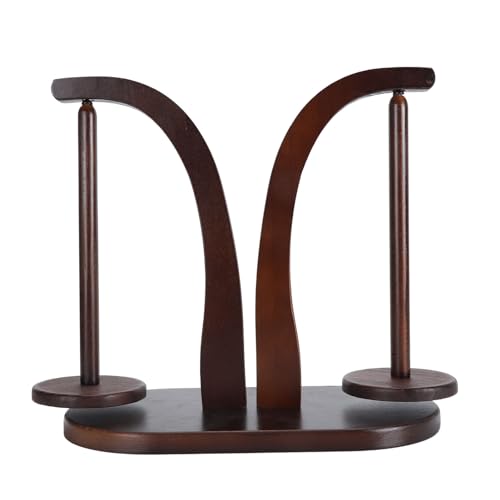 HOLZ YARN SPINNER DUAL ACHSEN ROTATABLE HOHE LEISTUNG MAGNET YARN SPINDEL DISPENSER ZUM TRETEN VON ENTHUSIASTEN (Typ 1) von LIYJTK