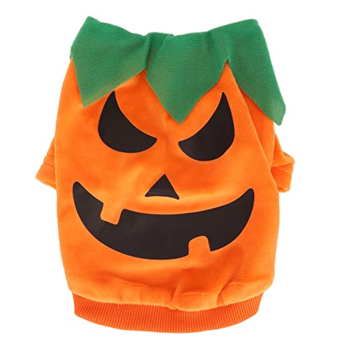 Halloween Hundehemd süße Geister weiche elastische Haustier -Cosplay -Kleidung für kleine mittelgroße Hunde Katzen (S) von LIYJTK