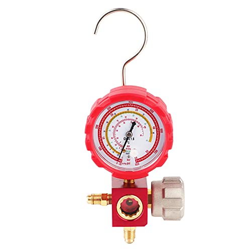 Hochdruck-Luft-Zustand-Verteiler A/C-Kältemittel mit Sichtglas G1/4 Rot Hochdruck-Luft-Zustand-Verteiler A/C-Kältemittel mit Sichtglas G1/4 Rot von LIYJTK