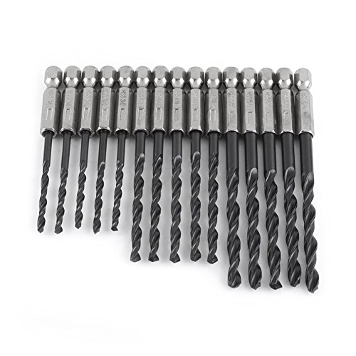 Hohe Härte lebiger Drehbohrbit für Holzbearbeitungs -Elektrowerkzeuge 15pcs 3/4/5mm von LIYJTK