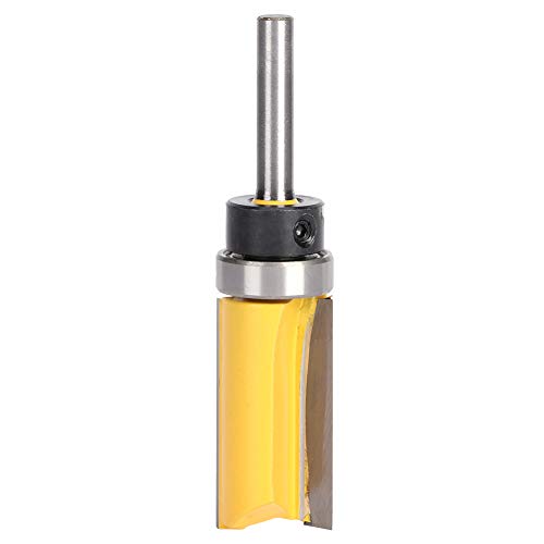 Holzbearbeitungsschneider Kohlenstoffstahl Flush Router Bit gerade Trimmwerkzeug 6x19x38mm für Kleiderschrank -Tür -Trimmer Holzbearbeitungsschneider Kohlenstoffstahl Flush Router Bit gerade Trimmwerkzeug 6x19x38mm für Kleiderschrank -Tür -Trimmer von LIYJTK