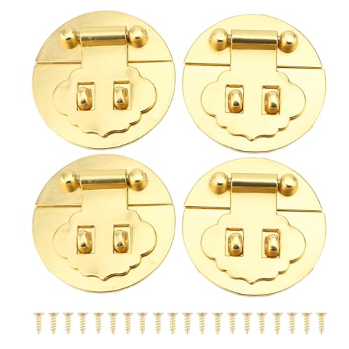 Holzkiste Hasp Latch Vintage Gold Zink Legierung Runde für Schmuckschachtel Dekorationsschrank Holzkiste Hasp Latch Vintage Gold Zink Legierung Runde für Schmuckschachtel Dekorationsschrank von LIYJTK