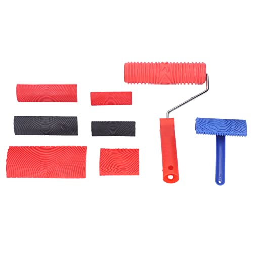 Holzkorn walze Gummi Holzmuster Textur Gemälde Werkzeug DIY Kunst Farbe Set für Wand möbel Boden Holzkorn walze Gummi Holzmuster Textur Gemälde Werkzeug DIY Kunst Farbe Set für Wand möbel Boden von LIYJTK