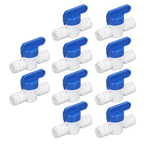 Inline -Kugelventil Mini -Wasserrohr Ausschalten Schalter Schnellverbindungsanpassung für Wasserreiniger 1/4inch Inline -Kugelventil Mini -Wasserrohr Ausschalten Schalter Schnellverbindungsanpassung für Wasserreiniger 1/4inch von LIYJTK