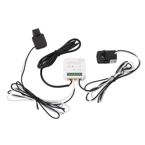 Intelligenter 2-Wege-WLAN-Energiezähler, bilateraler KWh-Stromverbrauchsmonitor, 90-AC mit 2 80-A-CT von LIYJTK