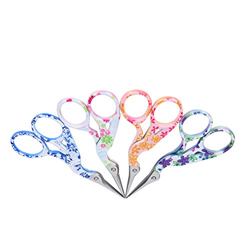 KRANE FORTETE SCISSORS RETRO NÄHEN DURCH GARN TEE SCISSORS 3.5IN FÜR EMBROIDERY CROSS STICH von LIYJTK