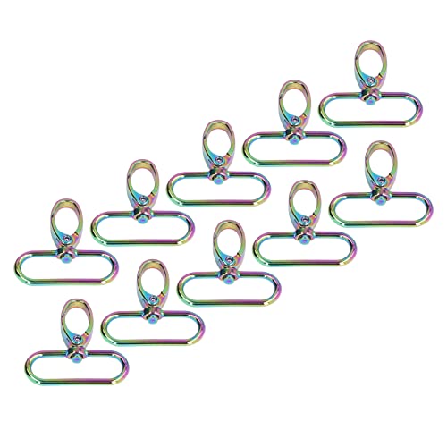 Keychain -Haken -Legierungsmaterial 360 ° Rotation einfach zu verbinden 10pcs Schlüsselbund -Clip für DIY -Handwerk von LIYJTK
