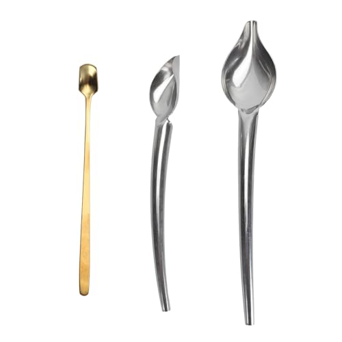 Kochen Zeichnung Dekorative Löffel Edelstahl Malerei Set für Teller Kuchen Kaffee von LIYJTK