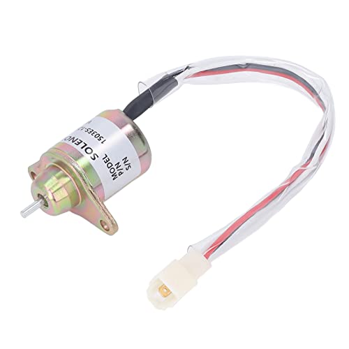 Kraftstoffstoppmagnetventil Effiziente Steuerung für Baggermotor 12V DC 1503ES-12S5SUC5S-Zubehör von LIYJTK