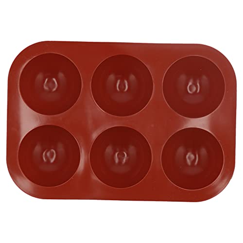Kuchenschokolade Silikonform Safe einfache saubere, langen Dienstlebensdauer für Heimküche (6 kleiner Halbkreis) von LIYJTK
