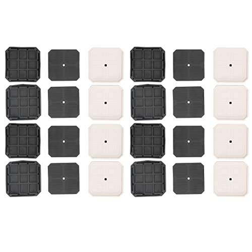 L -förmige Anti -Vibrations -Pads Nicht -Schlupf -Riser -Füße Stabilisator Matte für Waschmaschinen Schlafzimmer Schwerauflagen verbessertes Material von LIYJTK