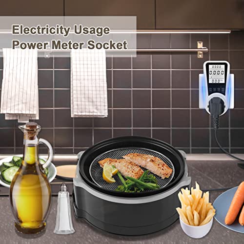 LCD -Anzeige Elektrizitätsnutzungsstrom -Messgerät Energie Watt Spannungsspannung AMPS -Tester -Leistung KWH Konsumanalysator Monitor mit Backlight Outlet AC110V ~ 130 V (EU-1 ohne LCD -Anzeige Elektrizitätsnutzungsstrom -Messgerät Energie Watt Spannungsspannung AMPS -Tester -Leistung KWH Konsumanalysator Monitor mit Backlight Outlet AC110V ~ 130 V (EU-1 ohne von LIYJTK