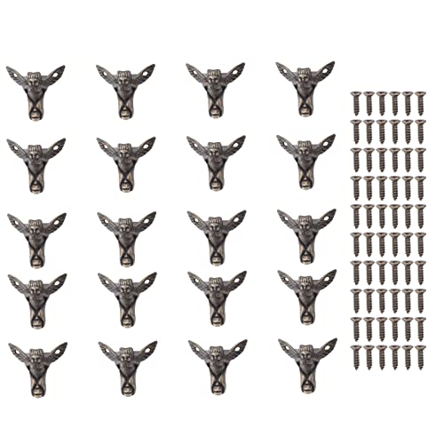 LIYJTK 20pcs Metallbox Füße Zinklegierung fein Detail Schmuckschachtel Hardware Füße für Holzkasten Schmuckschatulle LIYJTK 20pcs Metallbox Füße Zinklegierung fein Detail Schmuckschachtel Hardware Füße für Holzkasten Schmuckschatulle von LIYJTK