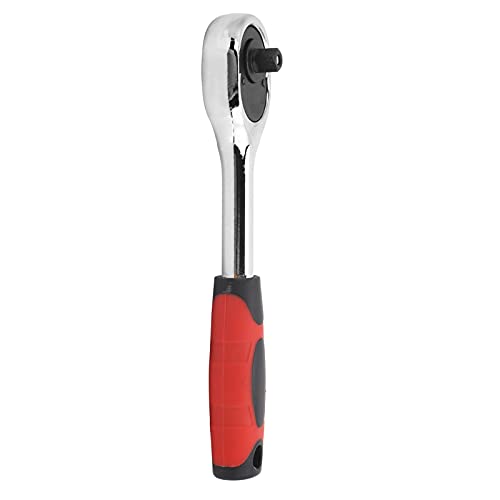 LIYJTK 24 Zähne Ratschenschlüssel 1/4-Zoll-Steckschlüssel mit hoher Härte Handwerkzeug Elektriker Reparaturwerkzeug Gerade Shank Chrom-Vanadium Stahl rot+schwarz LIYJTK 24 Zähne Ratschenschlüssel 1/4-Zoll-Steckschlüssel mit hoher Härte Handwerkzeug Elektriker Reparaturwerkzeug Gerade Shank Chrom-Vanadium Stahl rot+schwarz von LIYJTK