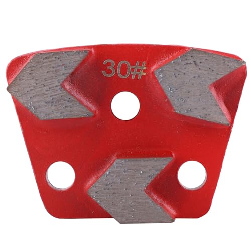 LIYJTK 3pcs Trapez -Diamantboden -Schleifkissen #30 Grit Metall -Schaber -Beton -Leveling -Werkzeug von LIYJTK
